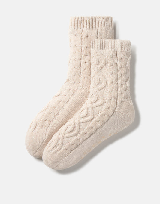 Chenille Socks with Sherpa-Lined Interior