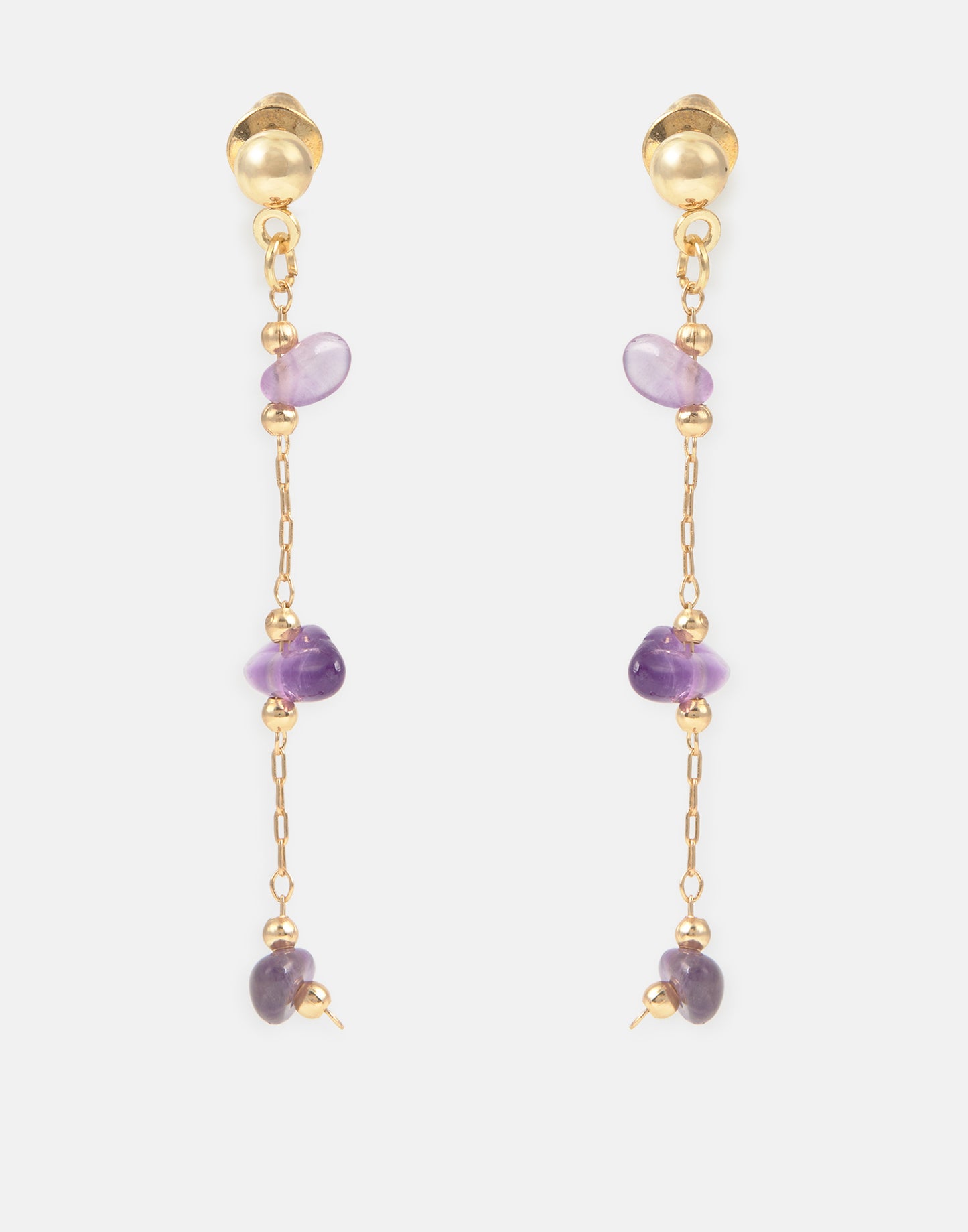 Pendientes multipiedras