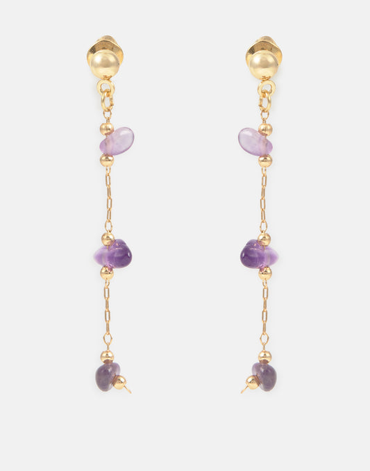Pendientes multipiedras