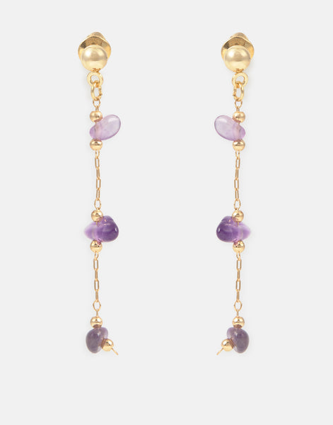 Pendientes multipiedras