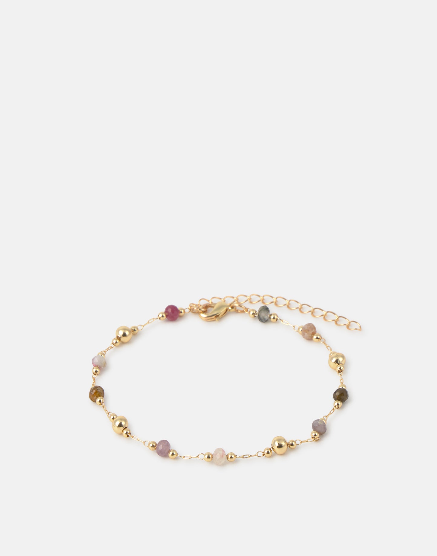 Pulsera multipiedras círculos