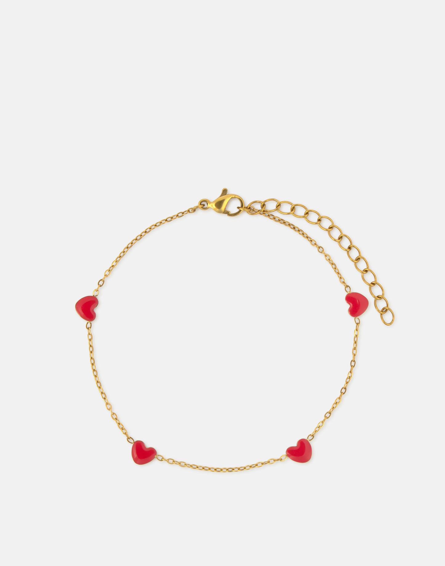 Pulsera corazones enamel