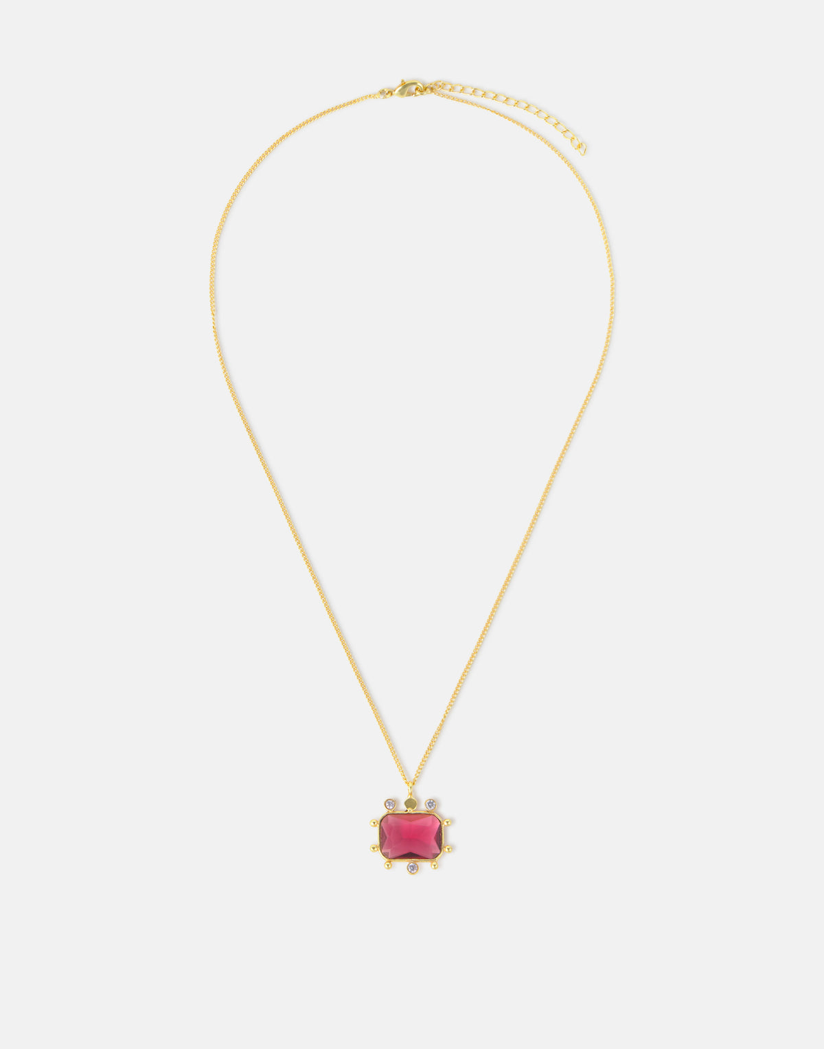 Collar piedra zafiro
