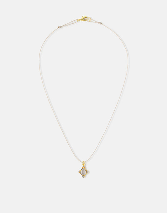 Collar hilo diamante