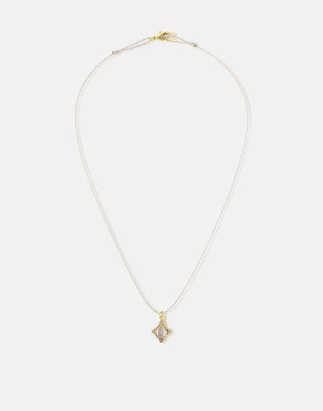 Collar hilo diamante