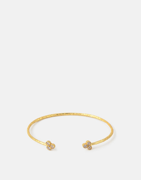 Pulsera rígida 3 circonitas