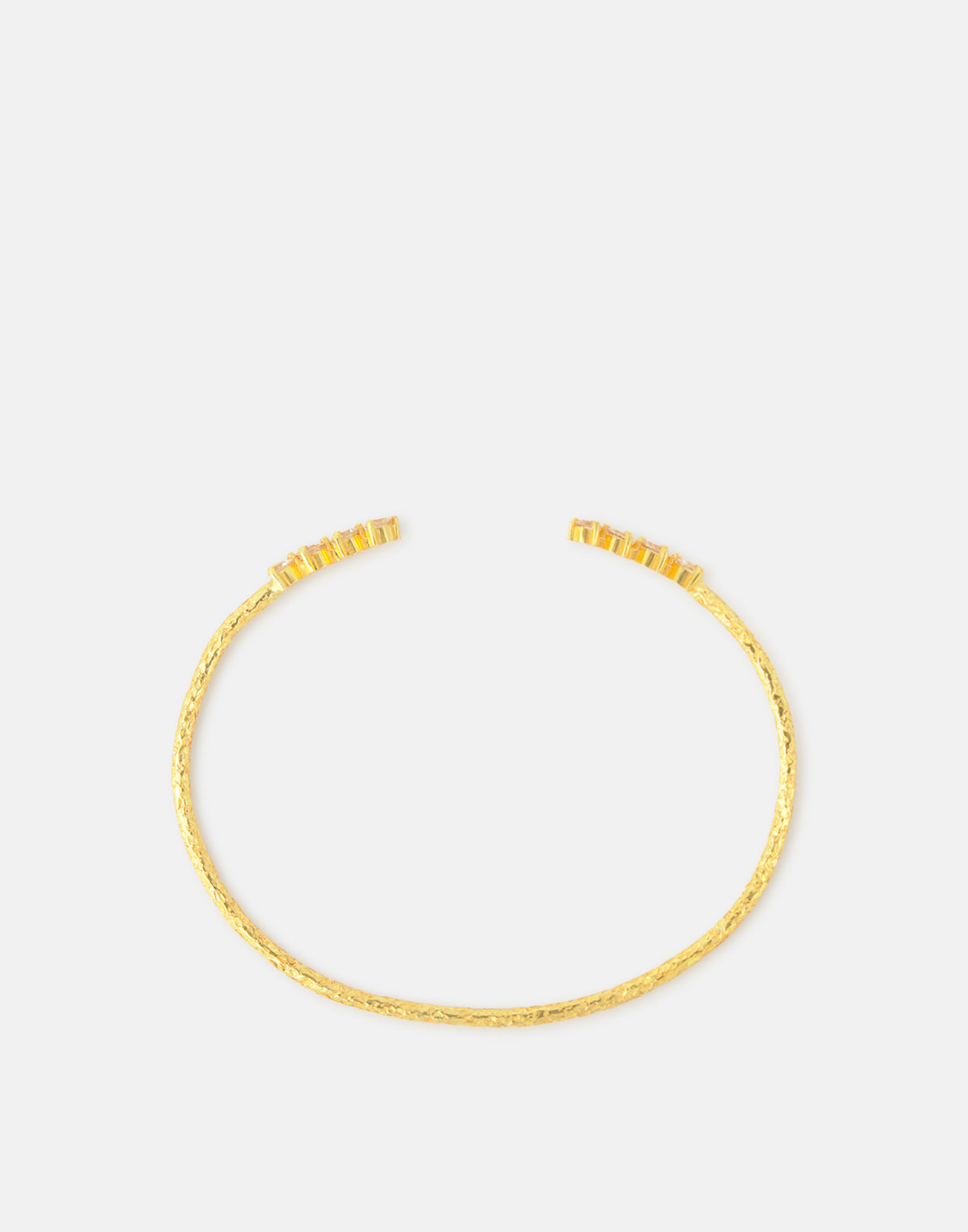 Pulsera rígida 4 circonitas