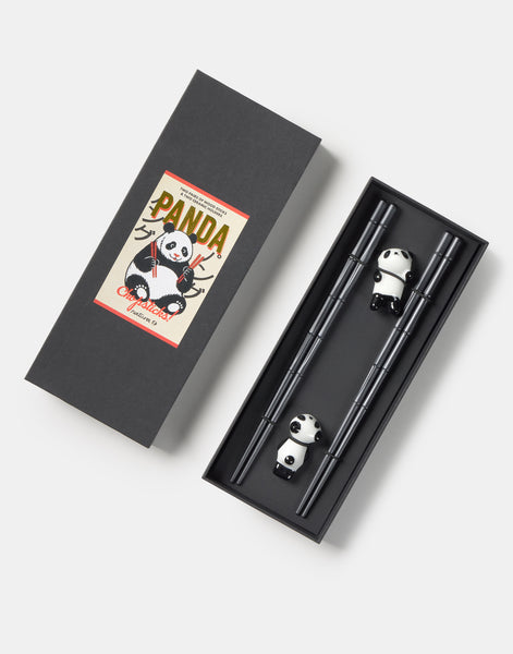 Set 2 paia di bacchette panda