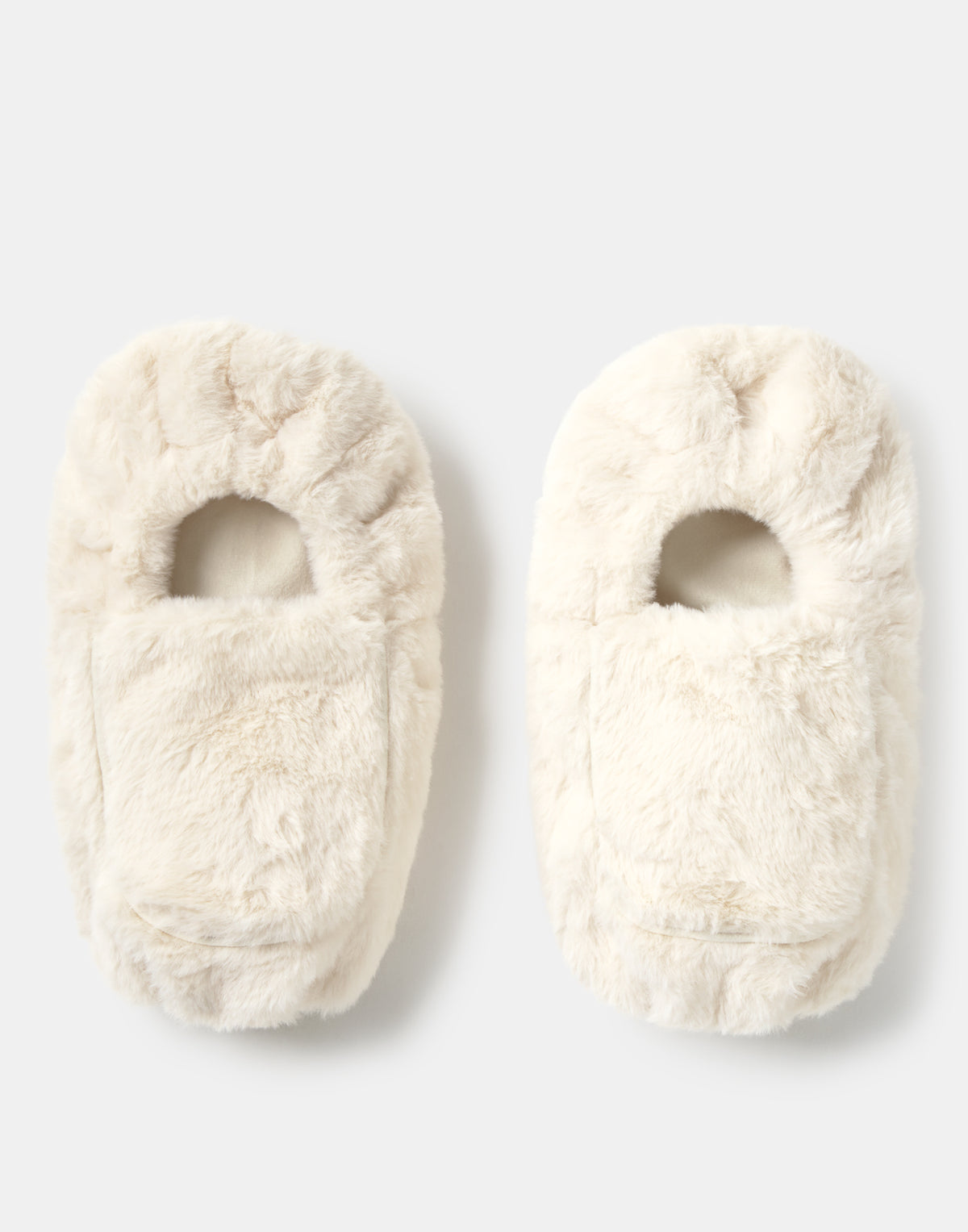 Faux Fur Microwave Slippers