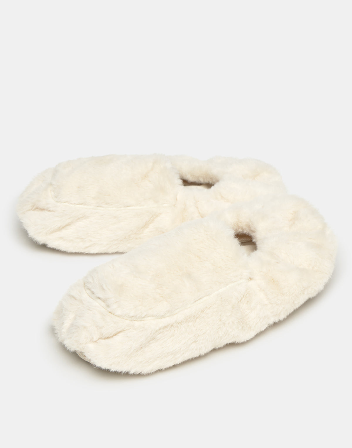Faux Fur Microwave Slippers