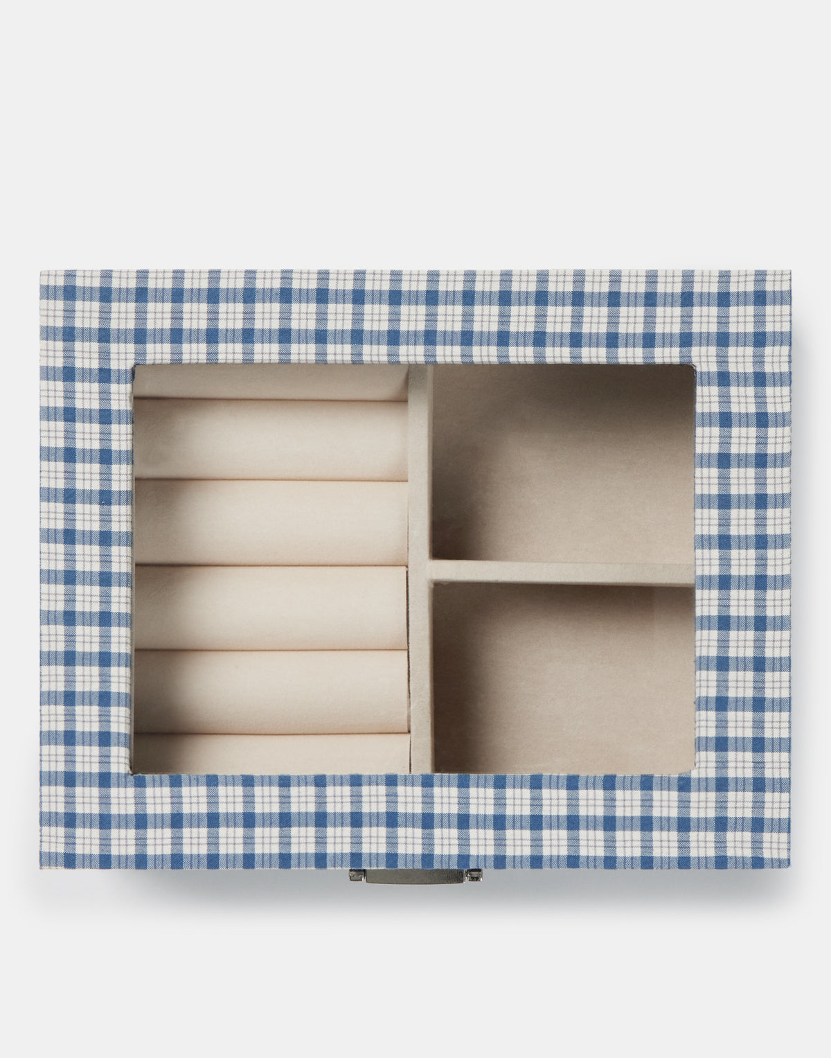 Marta Gingham Jewellery Box