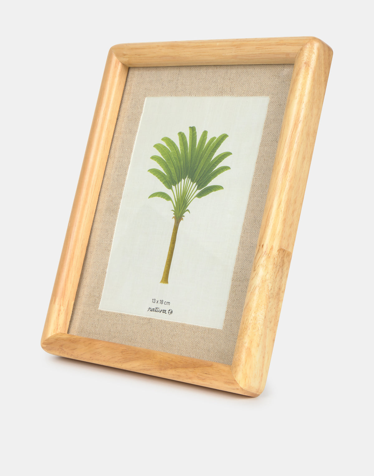 Bilderrahmen mit Passepartout aus Leinen 13x18