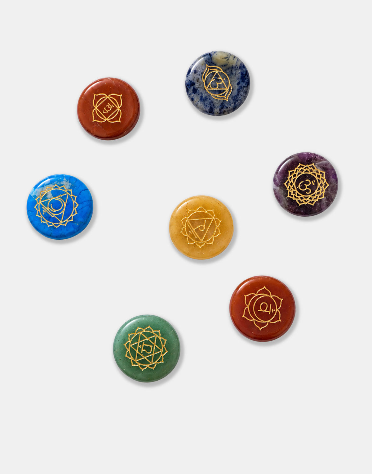 Chakra Stone Ritual Set