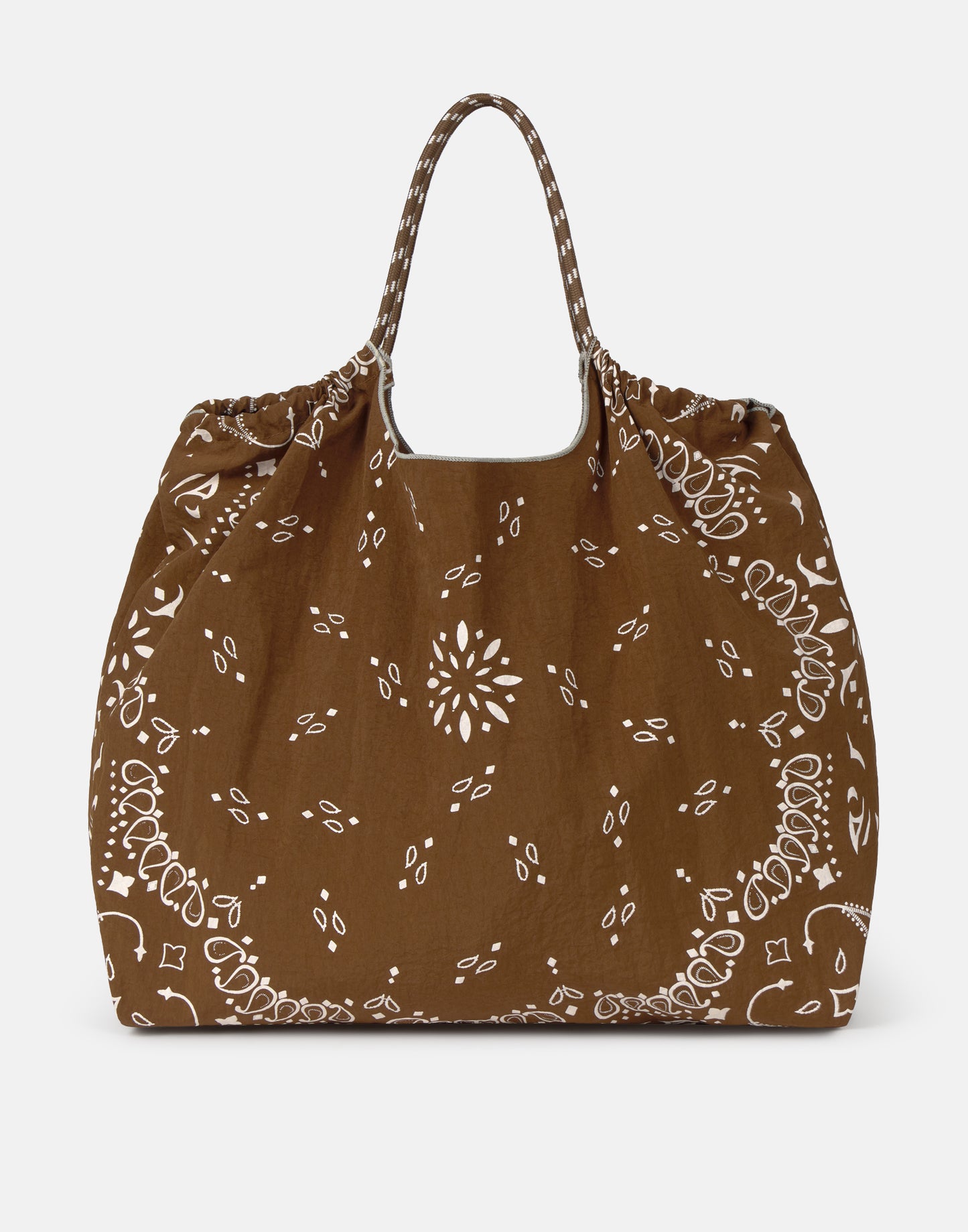 Paisley Nylon Tote Bag