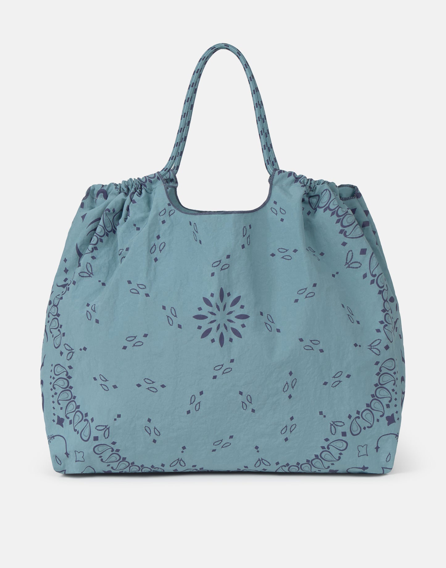 Paisley Nylon Tote Bag
