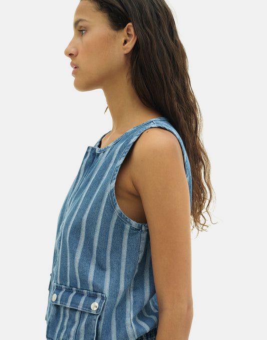 Neve denim vest