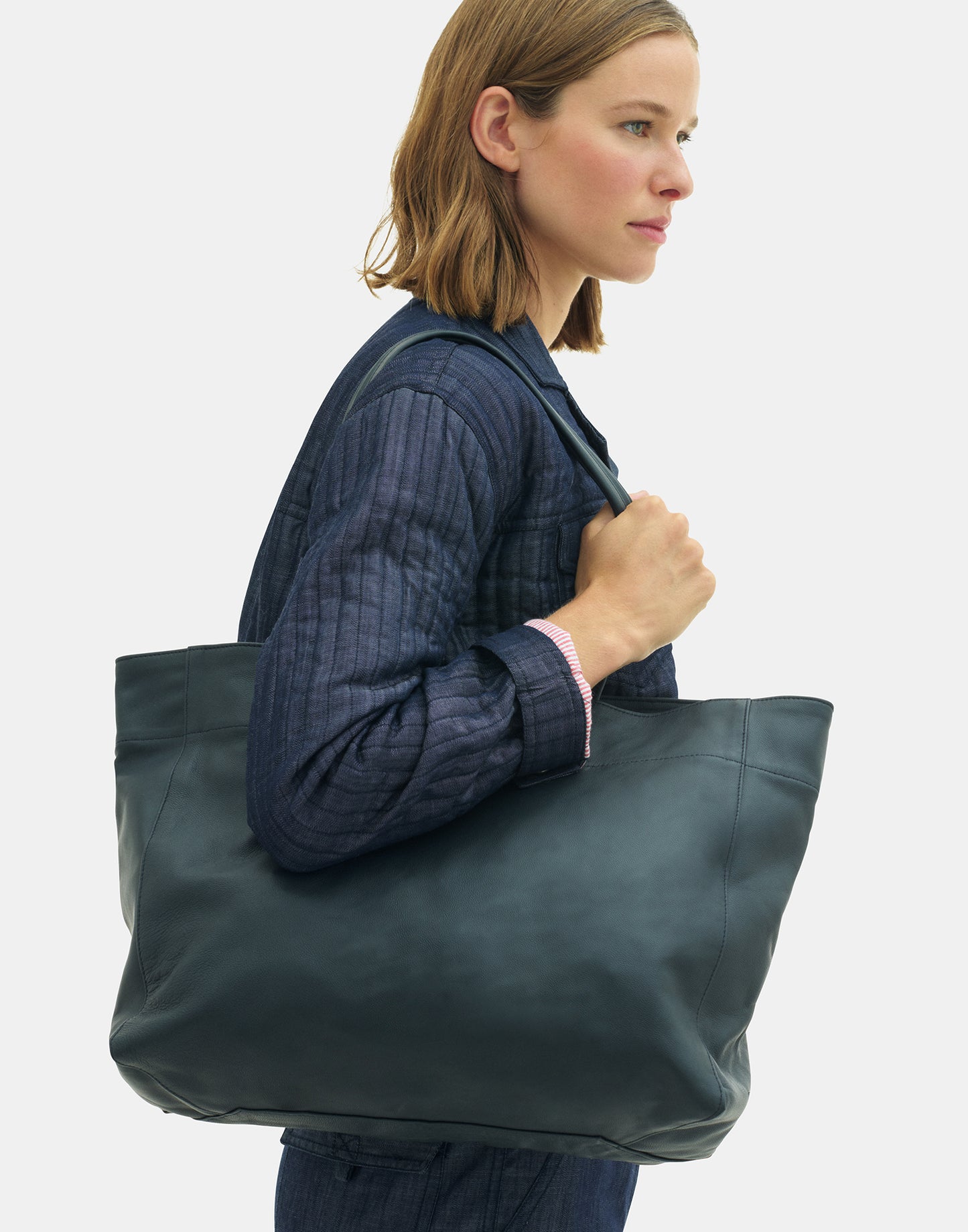 Borsa shopper in nappa