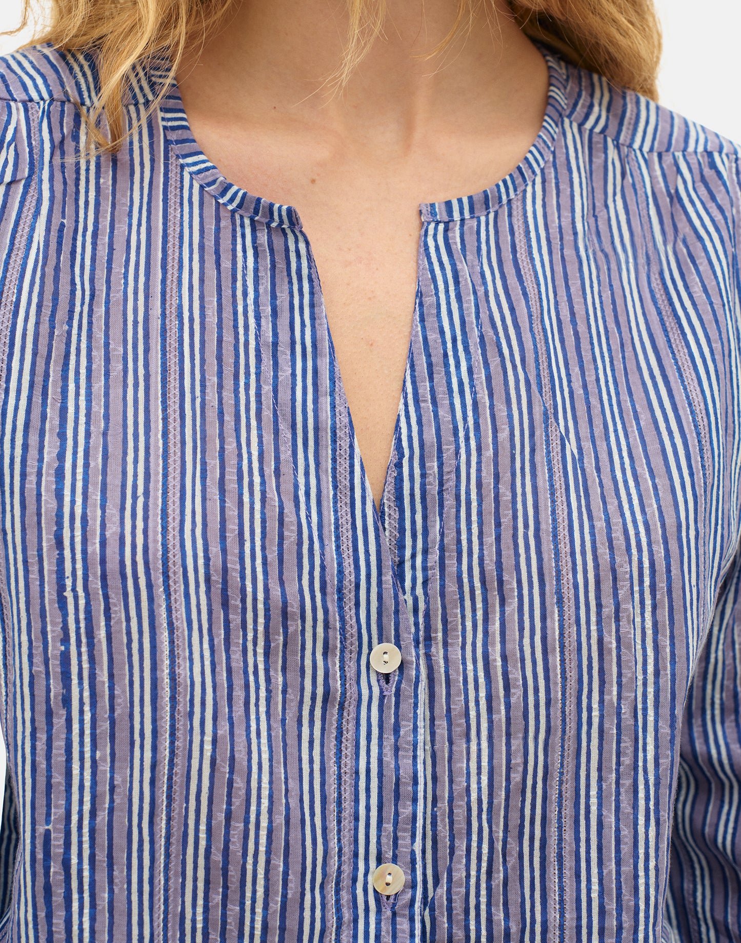 Chemise Dobby Chennai à rayures