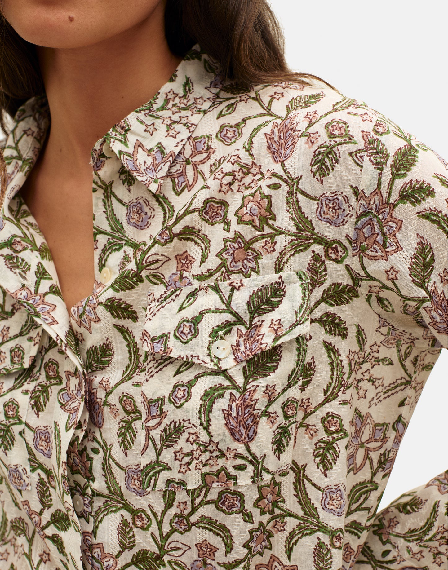 Chemise Dobby Benarés