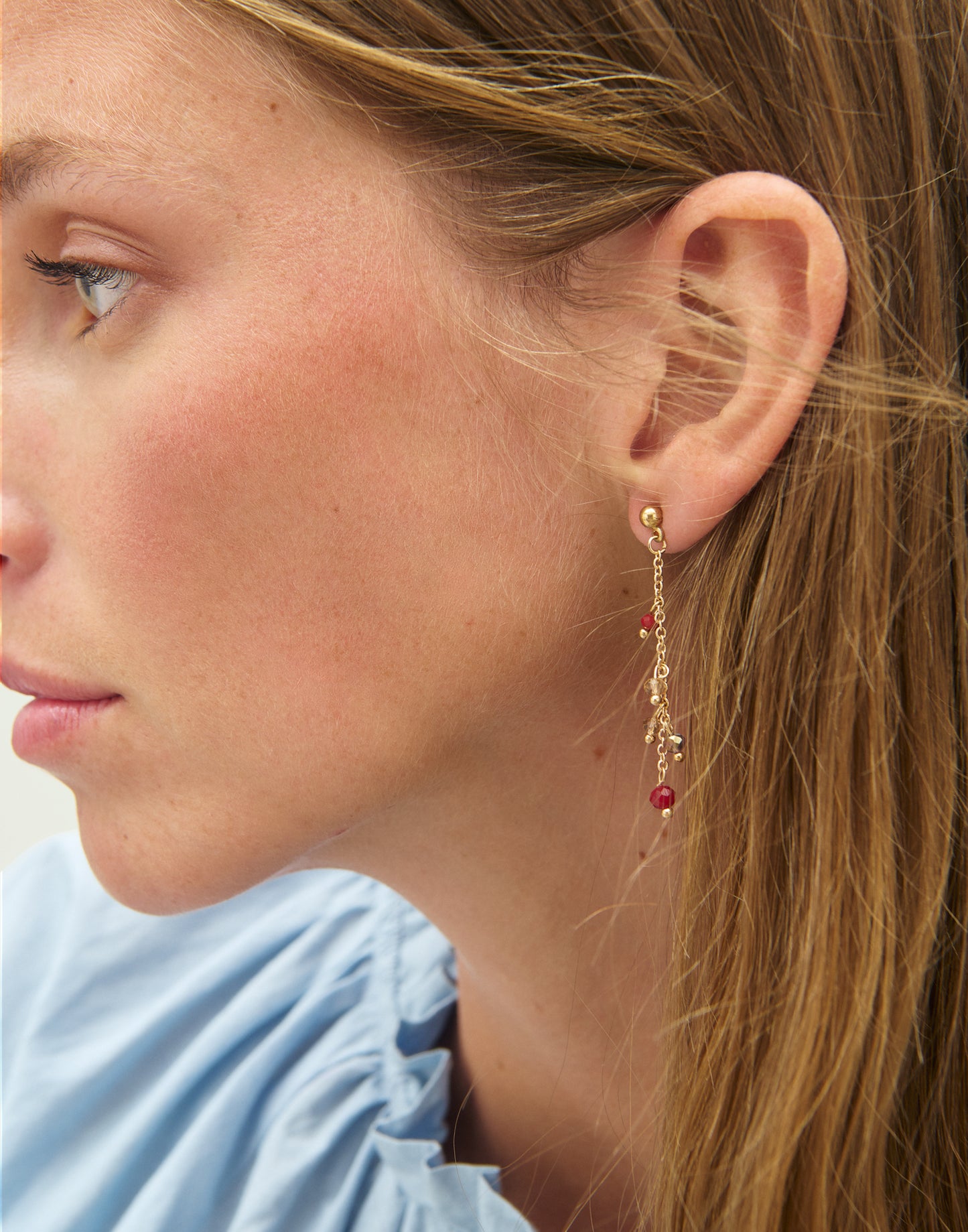 Long Beaded Earrings