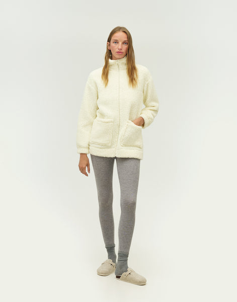 High Collar Pockets Robe