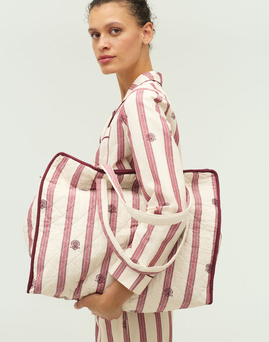 Jaya floral stripe bag