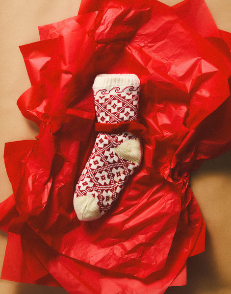 Jacquard Christmas socks