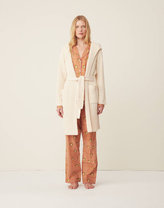 Chenille dressing gown