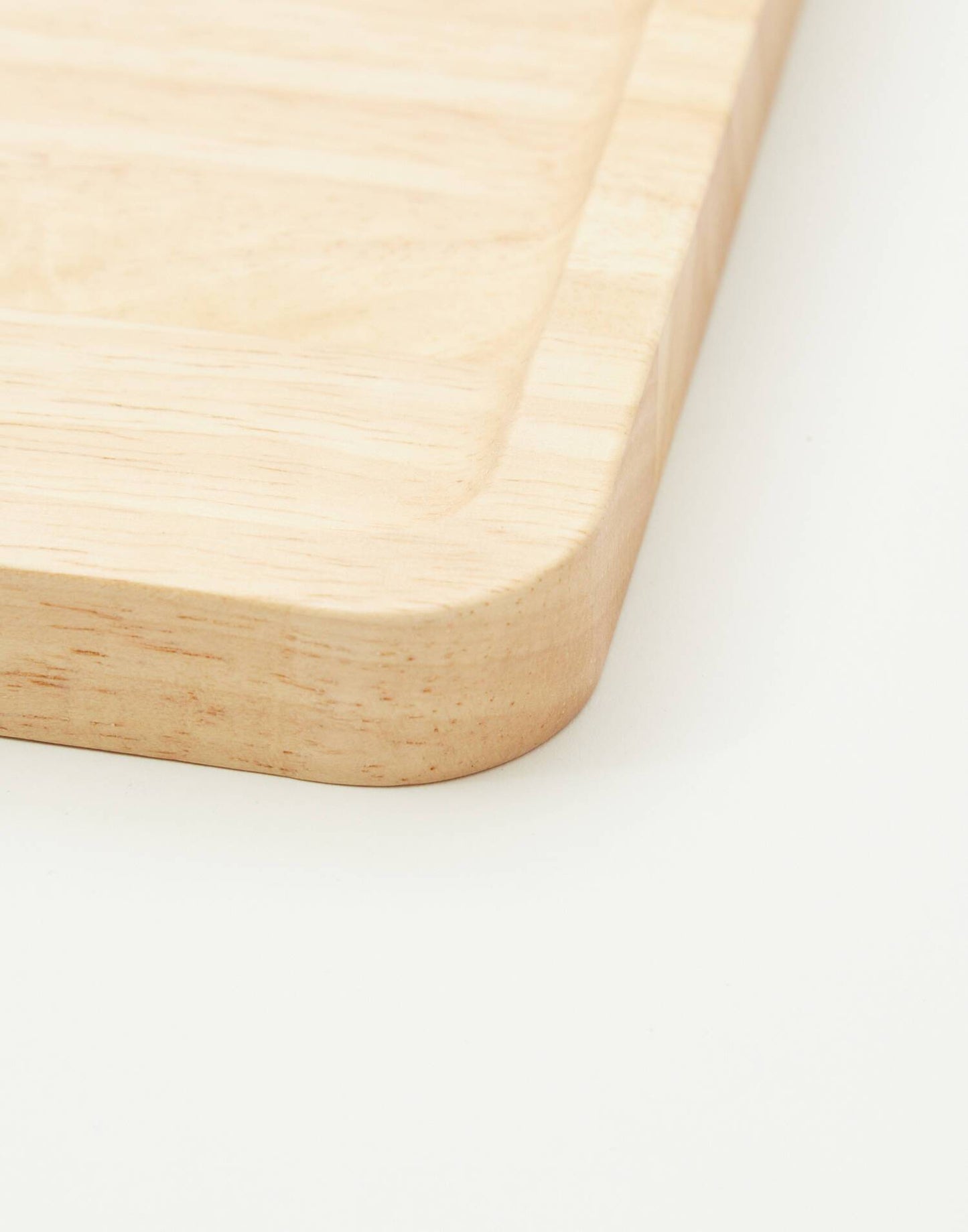 Square wood tray