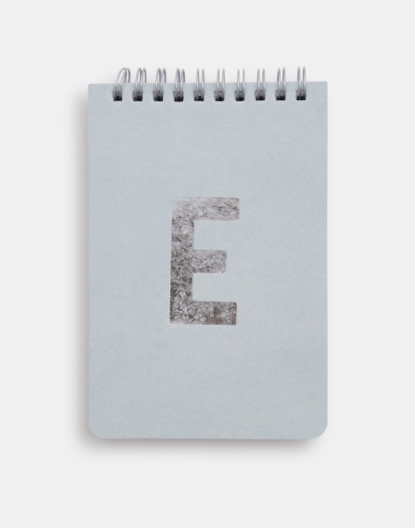 Silver alphabet notebook