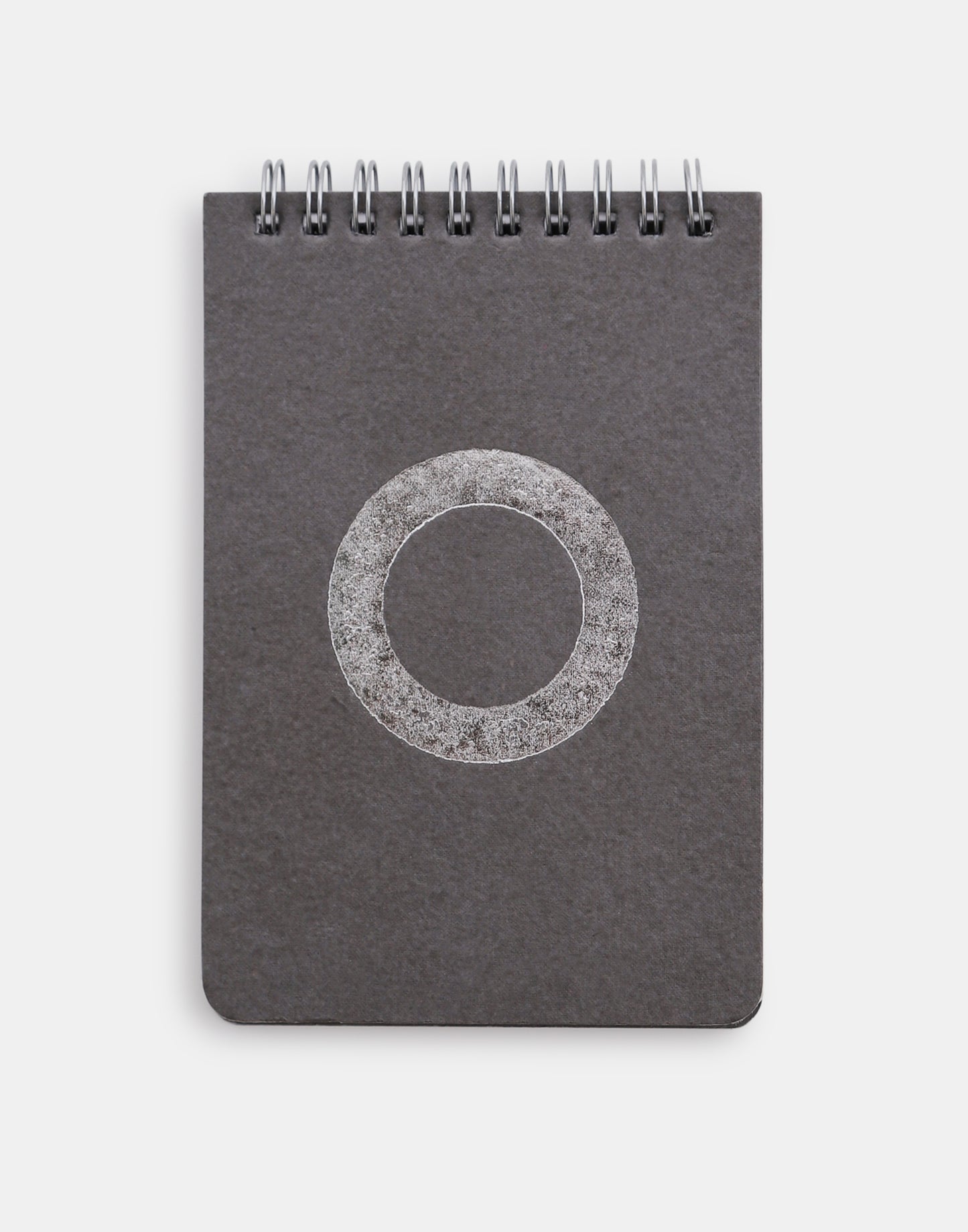 Silver alphabet notebook