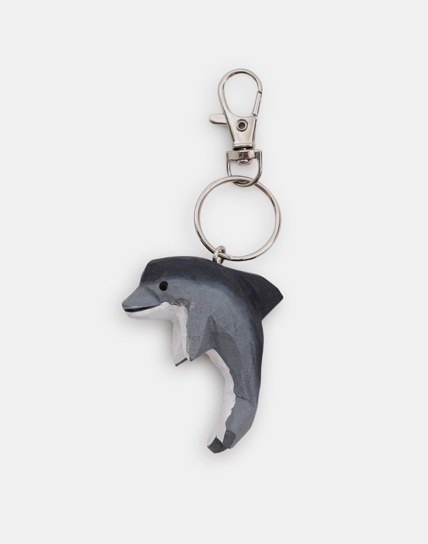 Wooden animal keychain