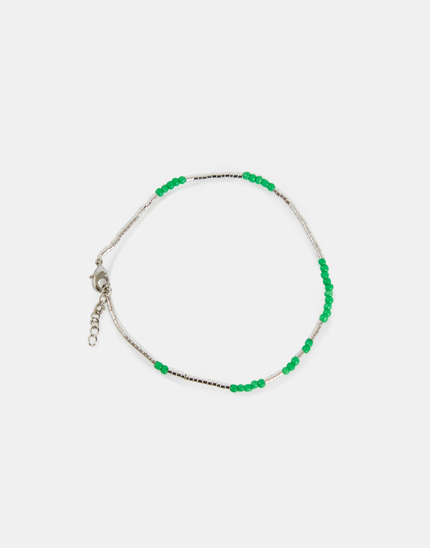 Two-tone beaded bracelet