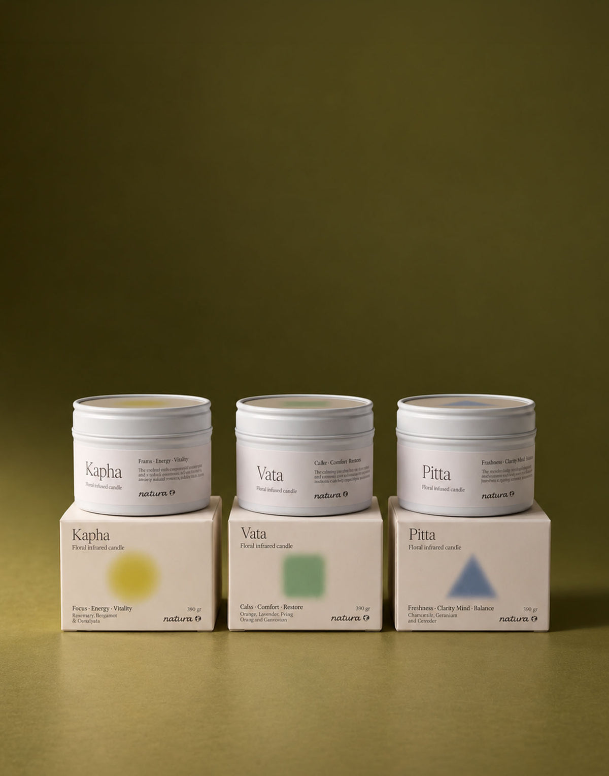 Vela en lata Ayurveda 100 g