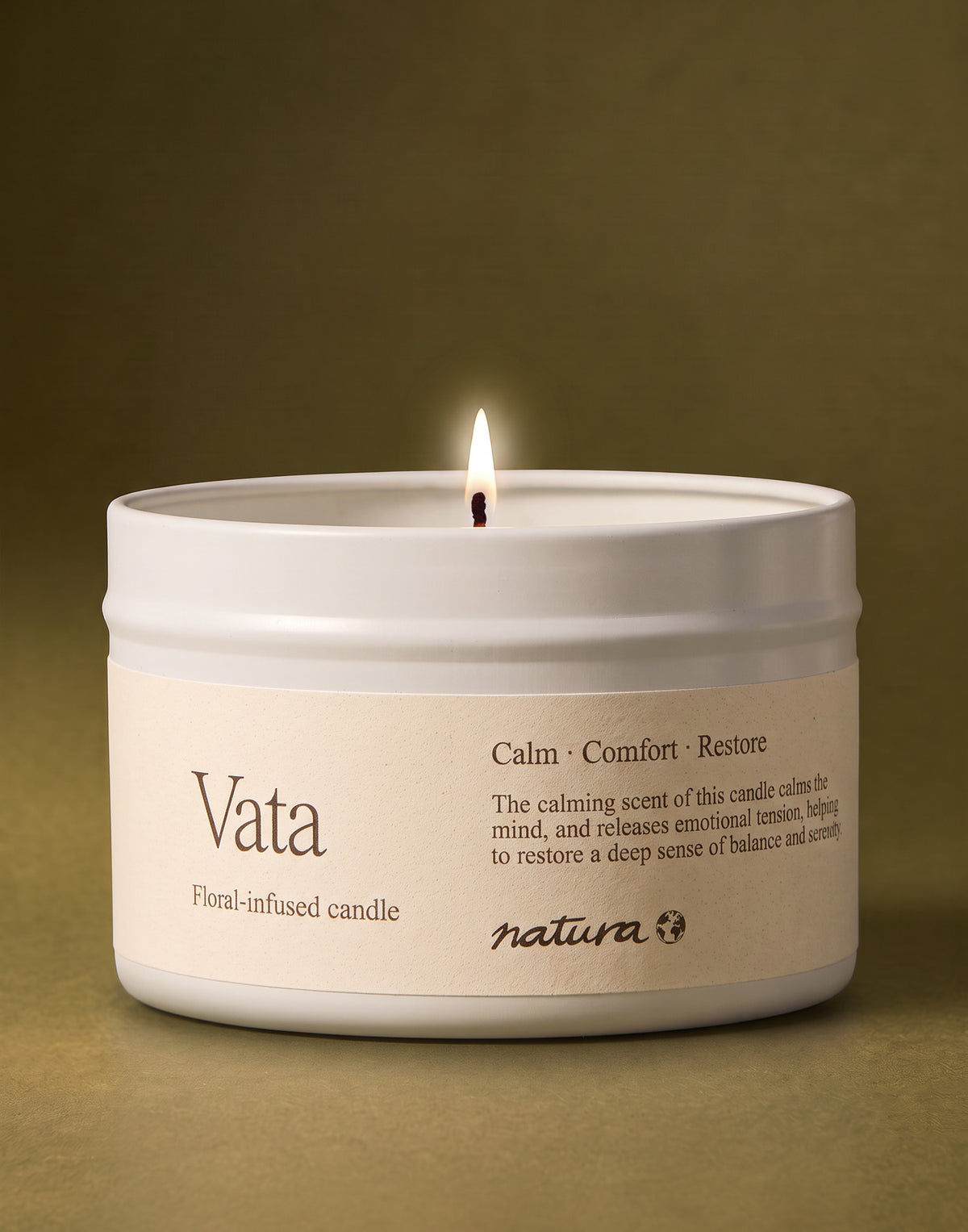 Vela en lata Ayurveda 100 g