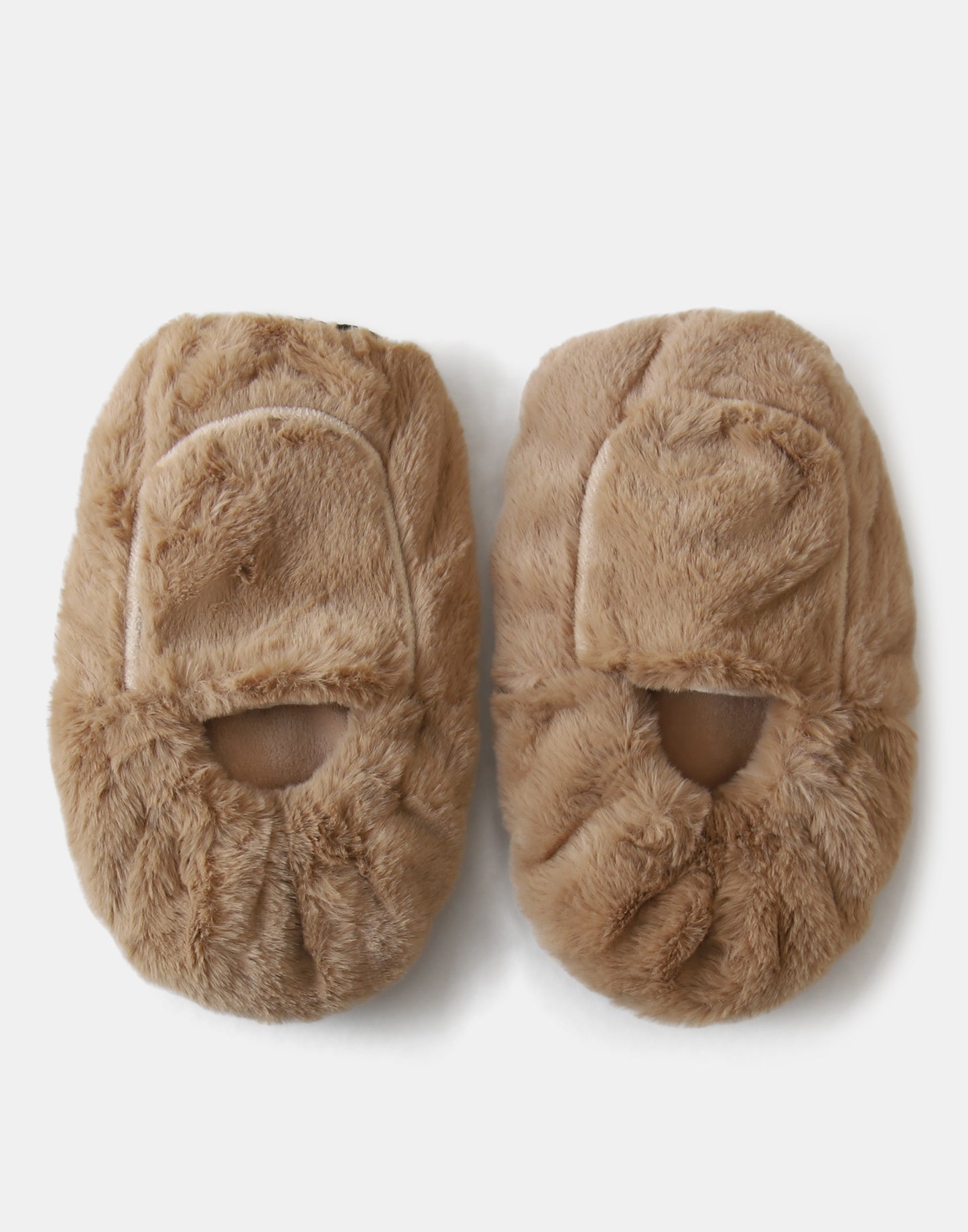 Microwave cozy slippers