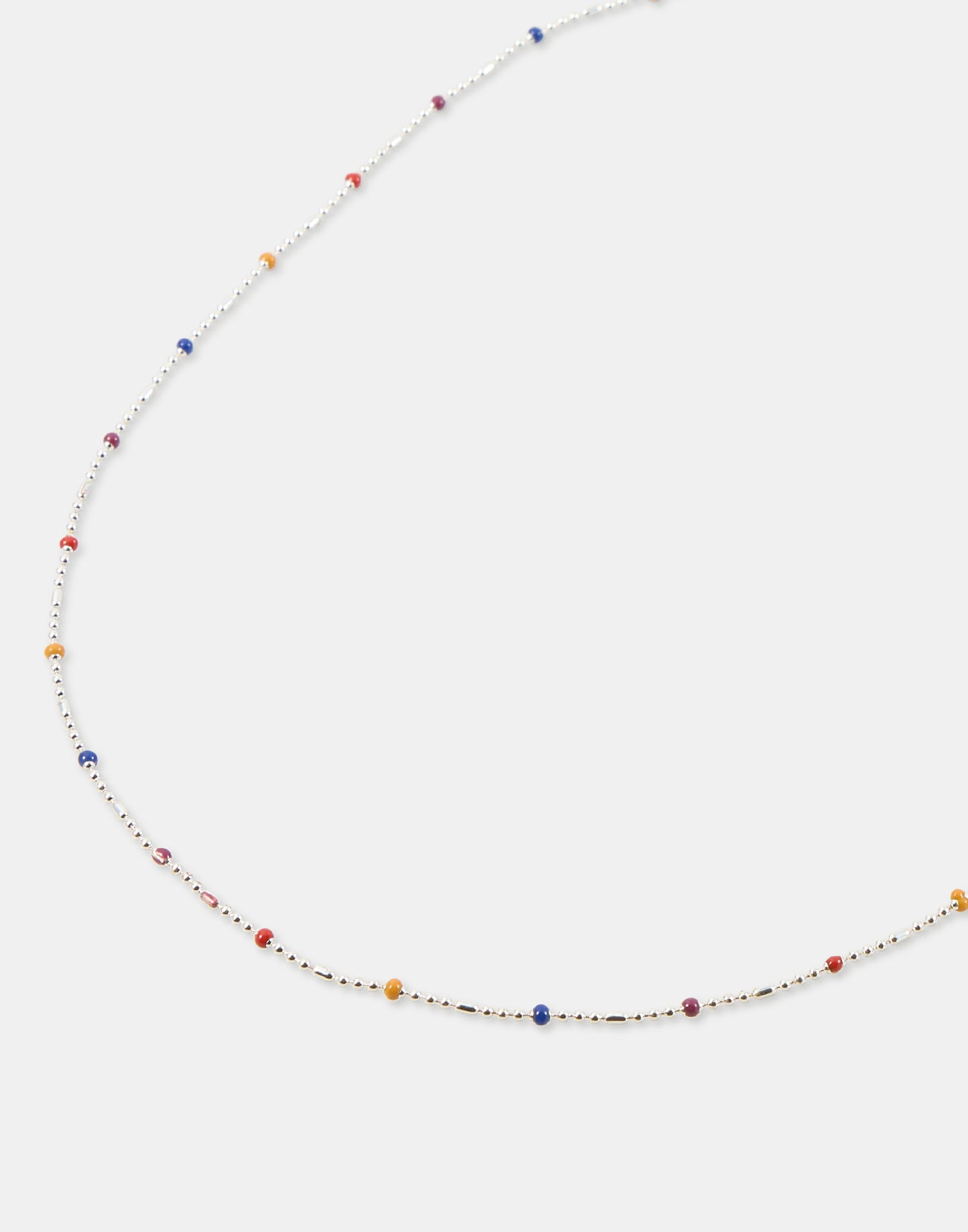 Collana di perline multicolore