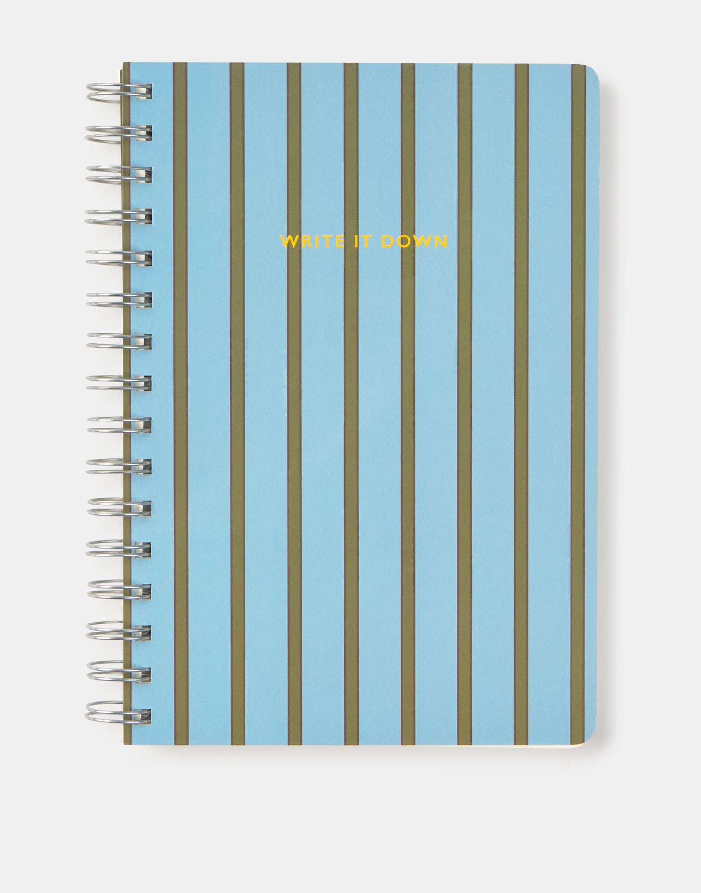 Striped notebook