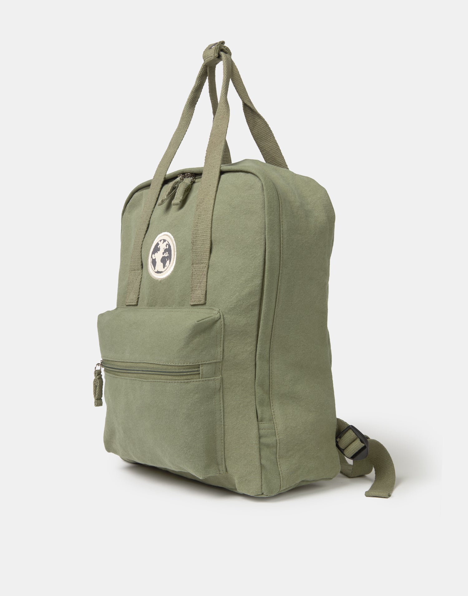 Square canvas backpack online