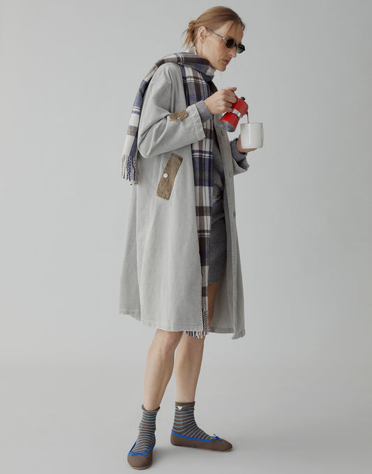 Corduroy Trench Coat