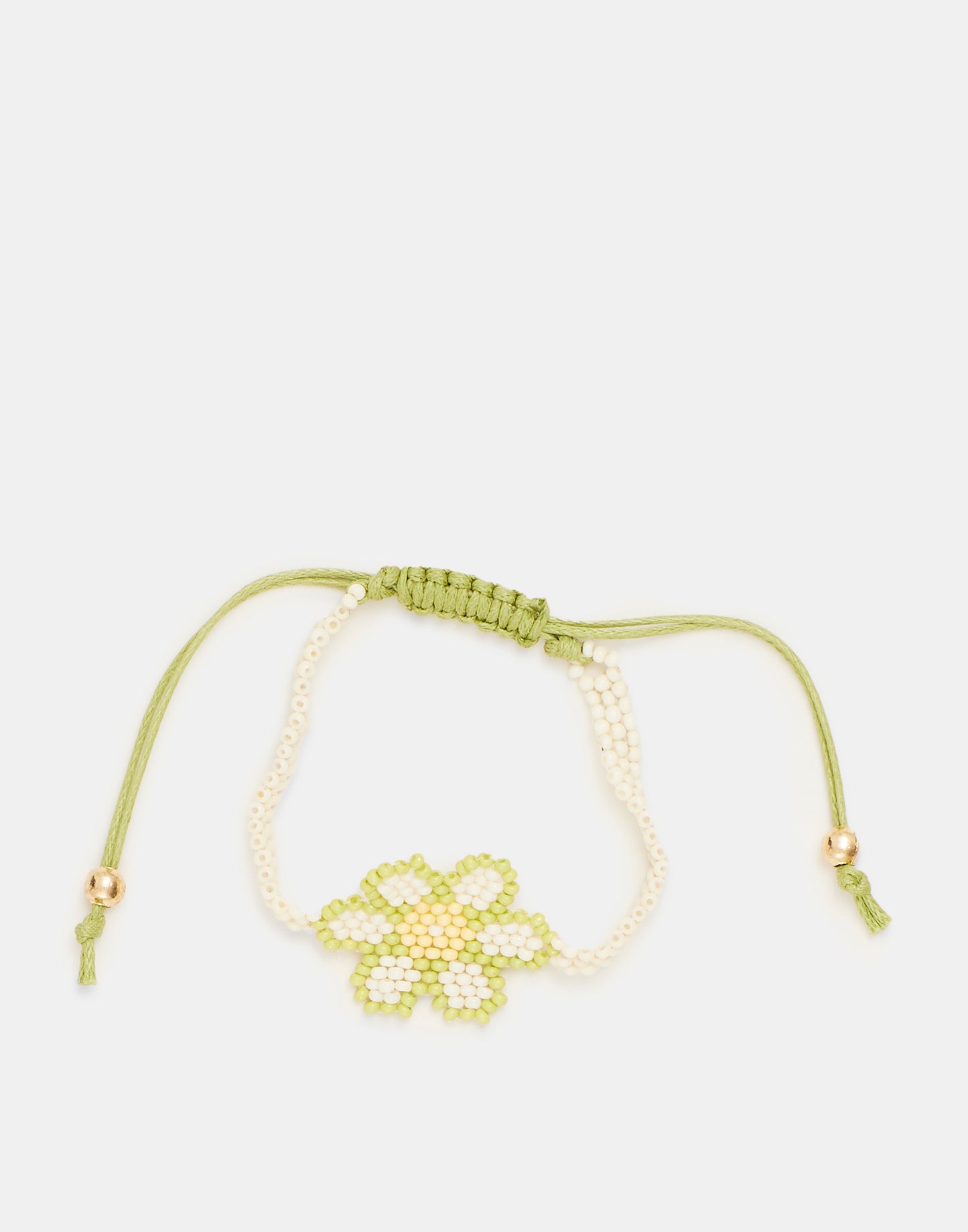 Flower beads bracelet