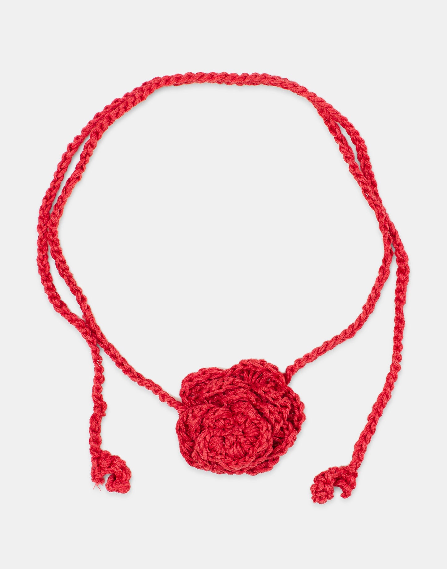 Collar crochet flor
