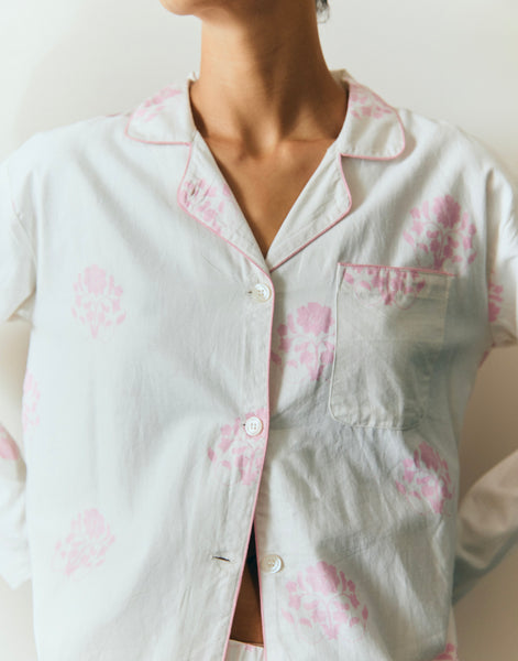 Jaya Pink Floral Pyjama Set