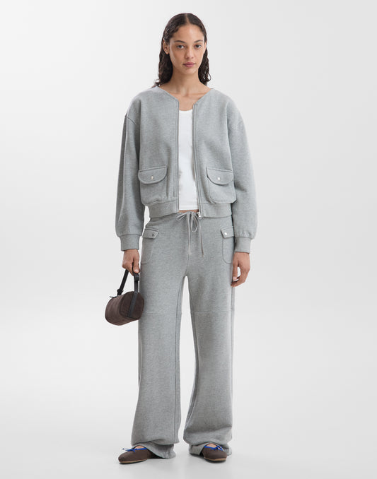 Sweat-Bomberjacke