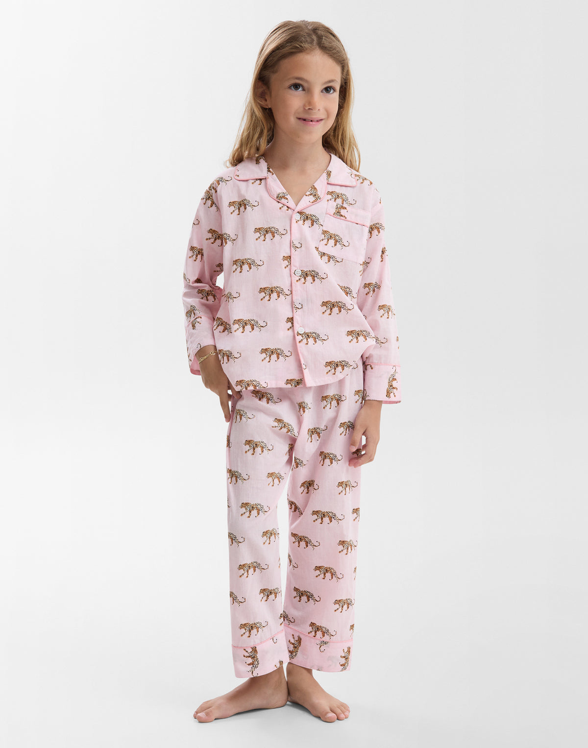 Pijama Jaya Cheetahs Pink niños