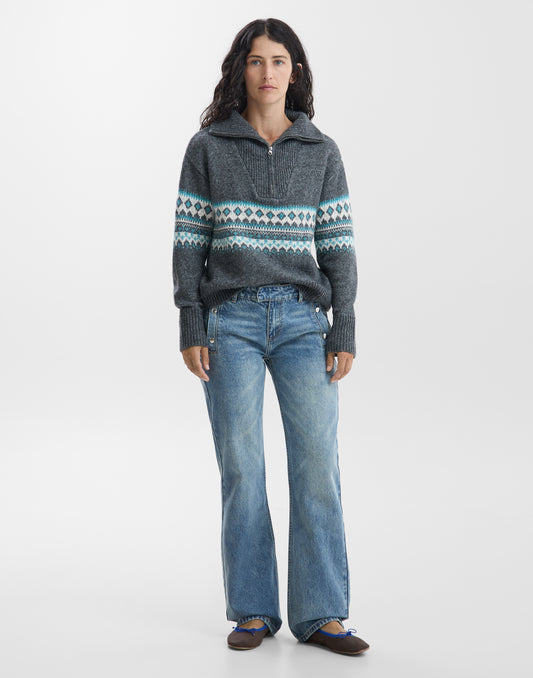 Jersey Cherokee Zip