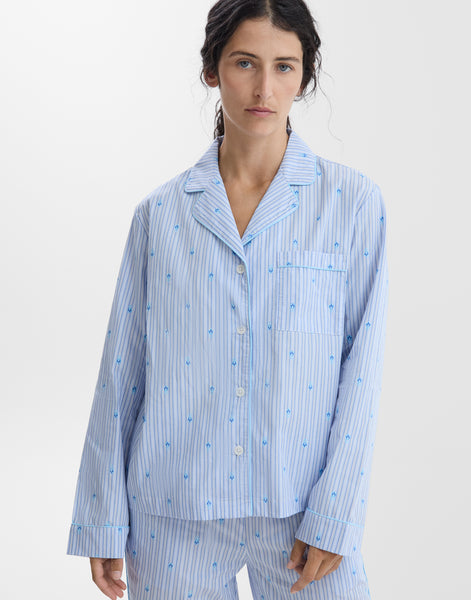 Pigiama Vijaya righe mini fiori