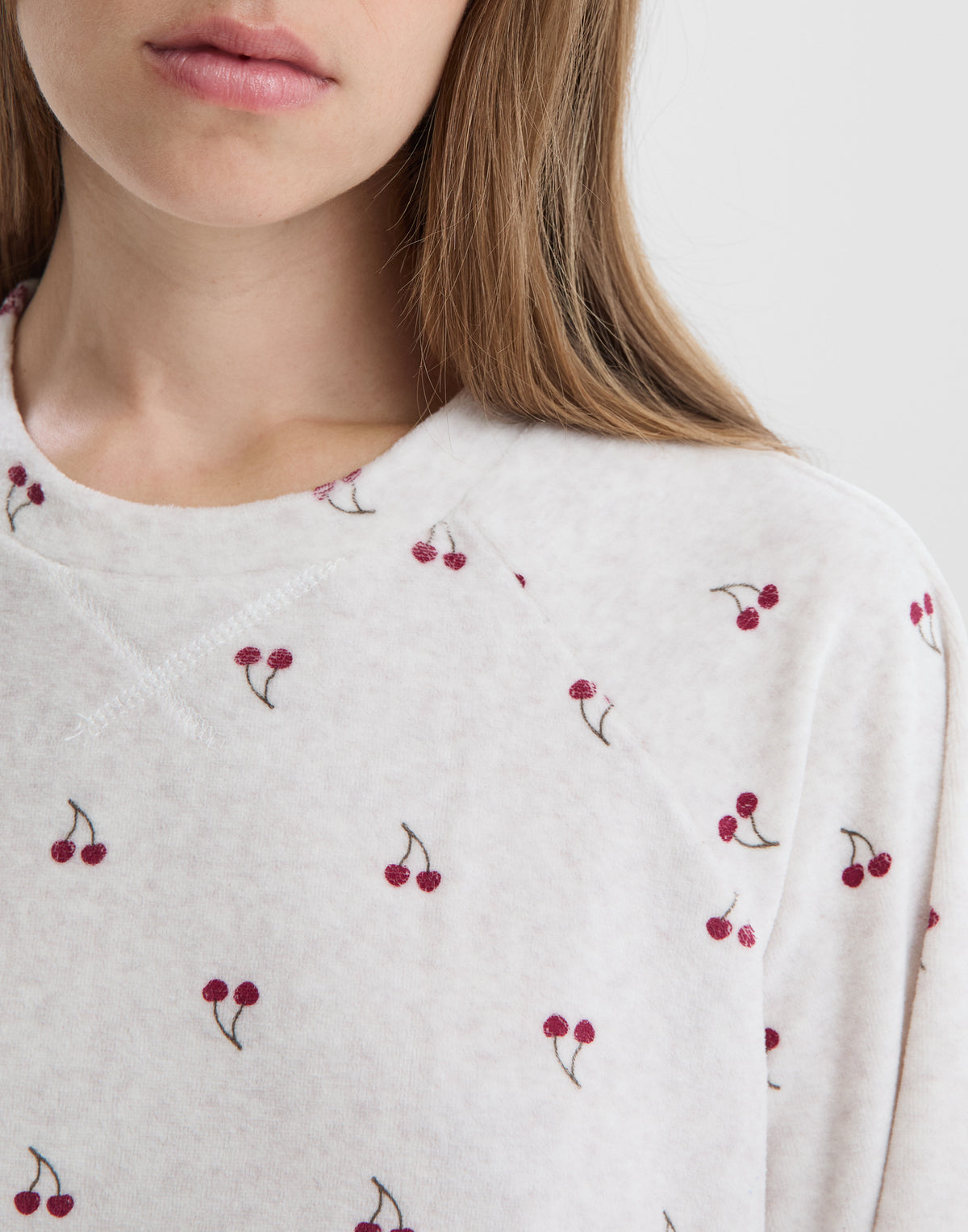 Cherry Fleece Pyjama Set
