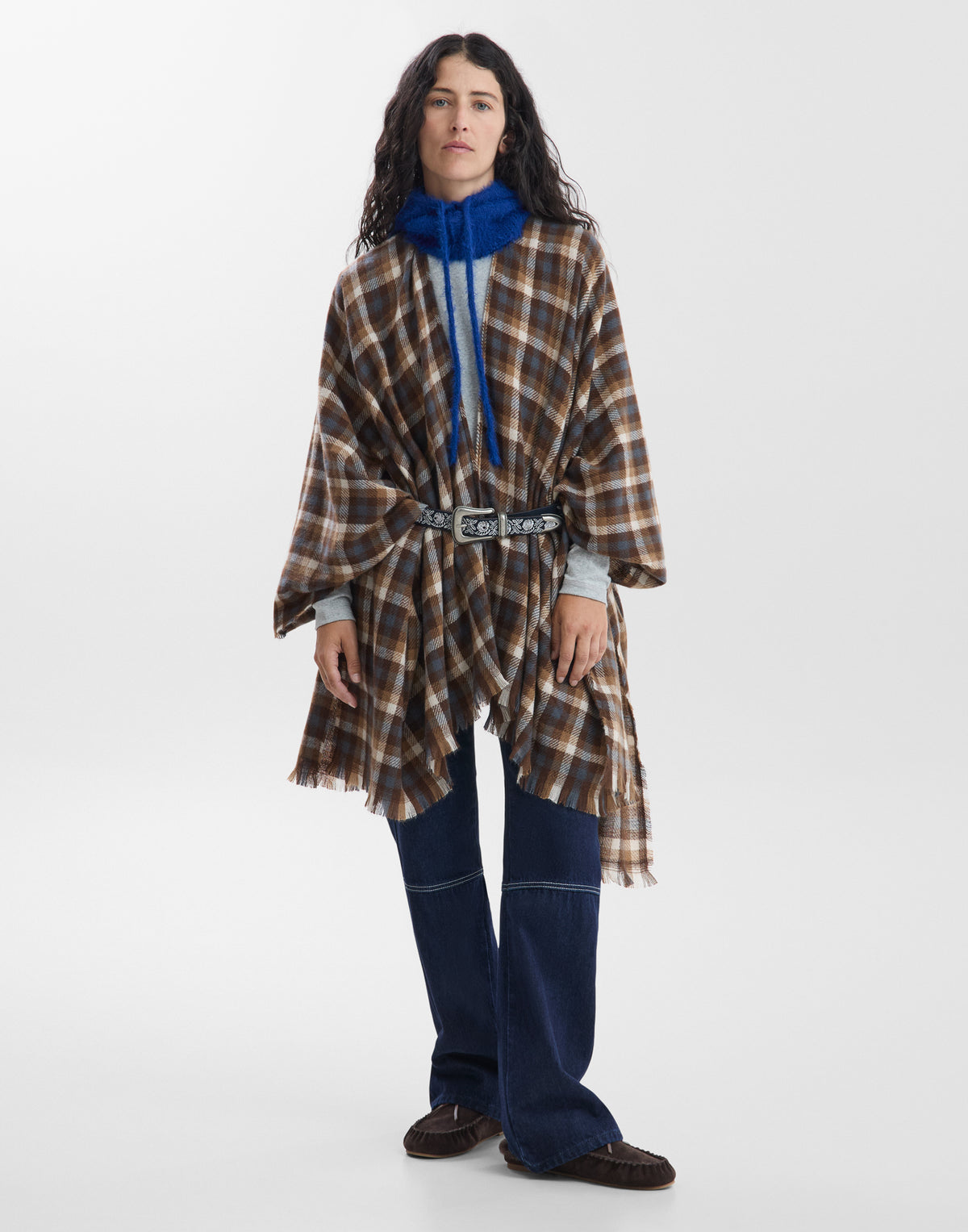 Poncho cuadros