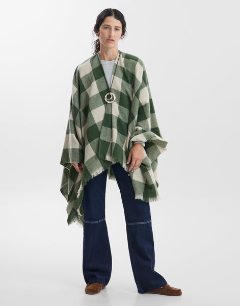 Poncho cuadros